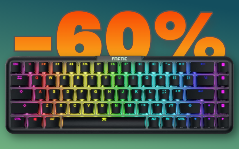 PAZZO 60% sulla tastiera meccanica Fnatic STREAK65