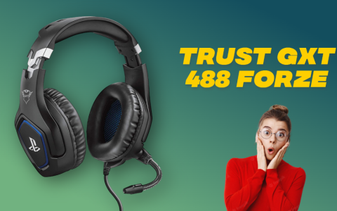 Cuffie da gaming Trust GXT 488 Forze al MINIMO STORICO su Amazon: tue a meno di 22€