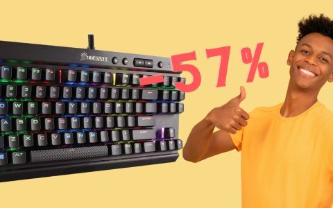 Corsair K65: tastiera meccanica compatta a MENO della METÀ