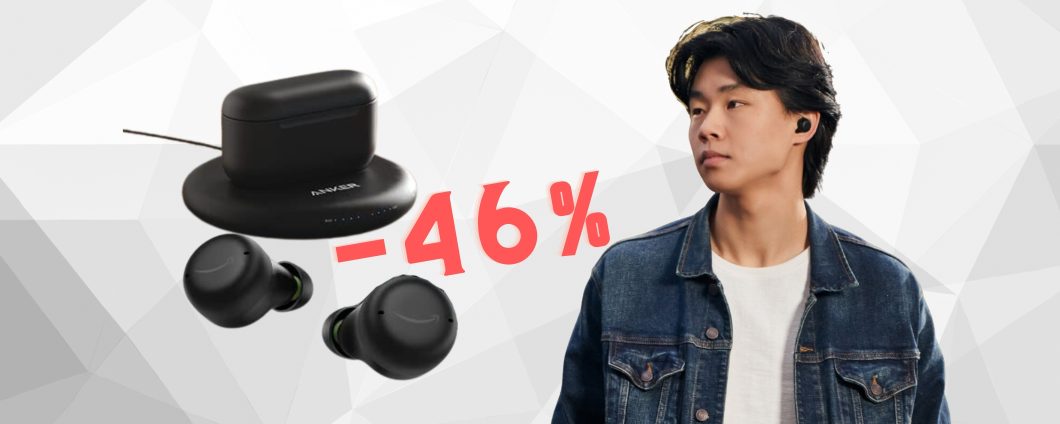 Echo Buds: auricolari wireless con cancellazione rumore al 46%