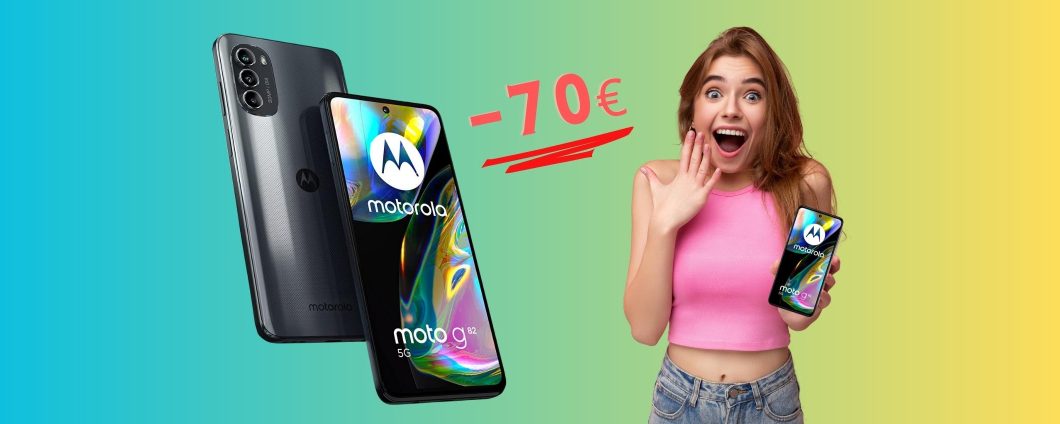 Motorola moto g82: prezzo da CAPOGIRO su Amazon (-70€)