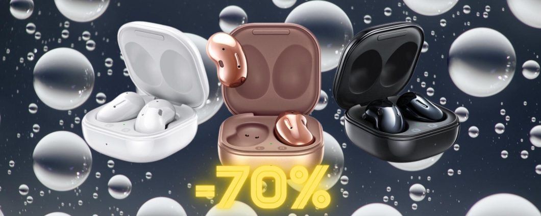 Samsung Galaxy Buds Live su Amazon in SCONTO al 70%