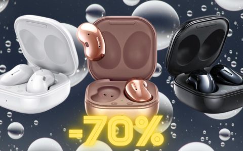 Samsung Galaxy Buds Live su Amazon in SCONTO al 70%