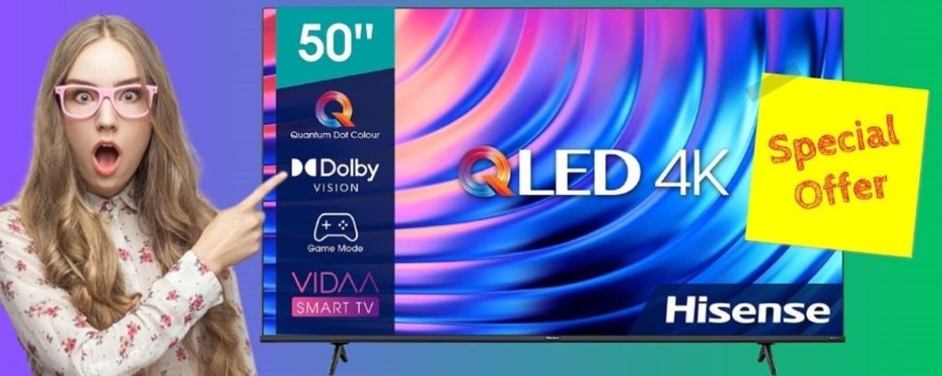 OGGI la Smart TV Hisense ti costa 220 euro IN MENO su Amazon