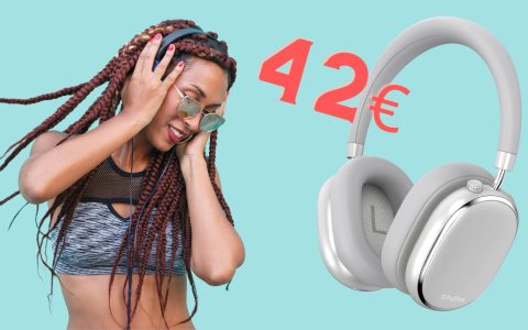 Srhythm NiceComfort 95: cuffie wireless con 45h di autonomia