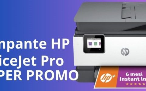 Stampante multifunzione HP OfficeJet Pro in SUPER PROMO in Amazon