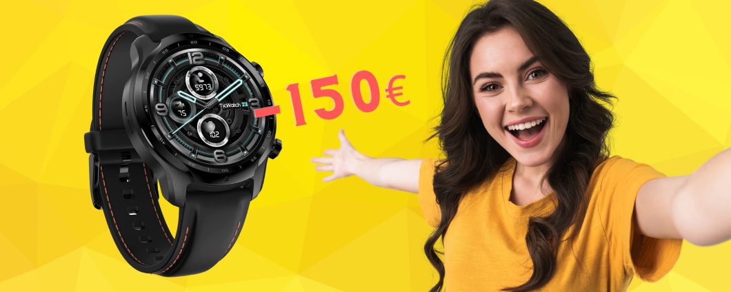 TicWatch Pro 3 in SCONTO di 150€ su Amazon: ottimo prezzo