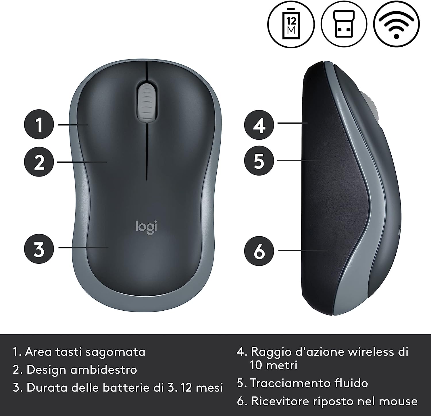 Mouse Logitech M185