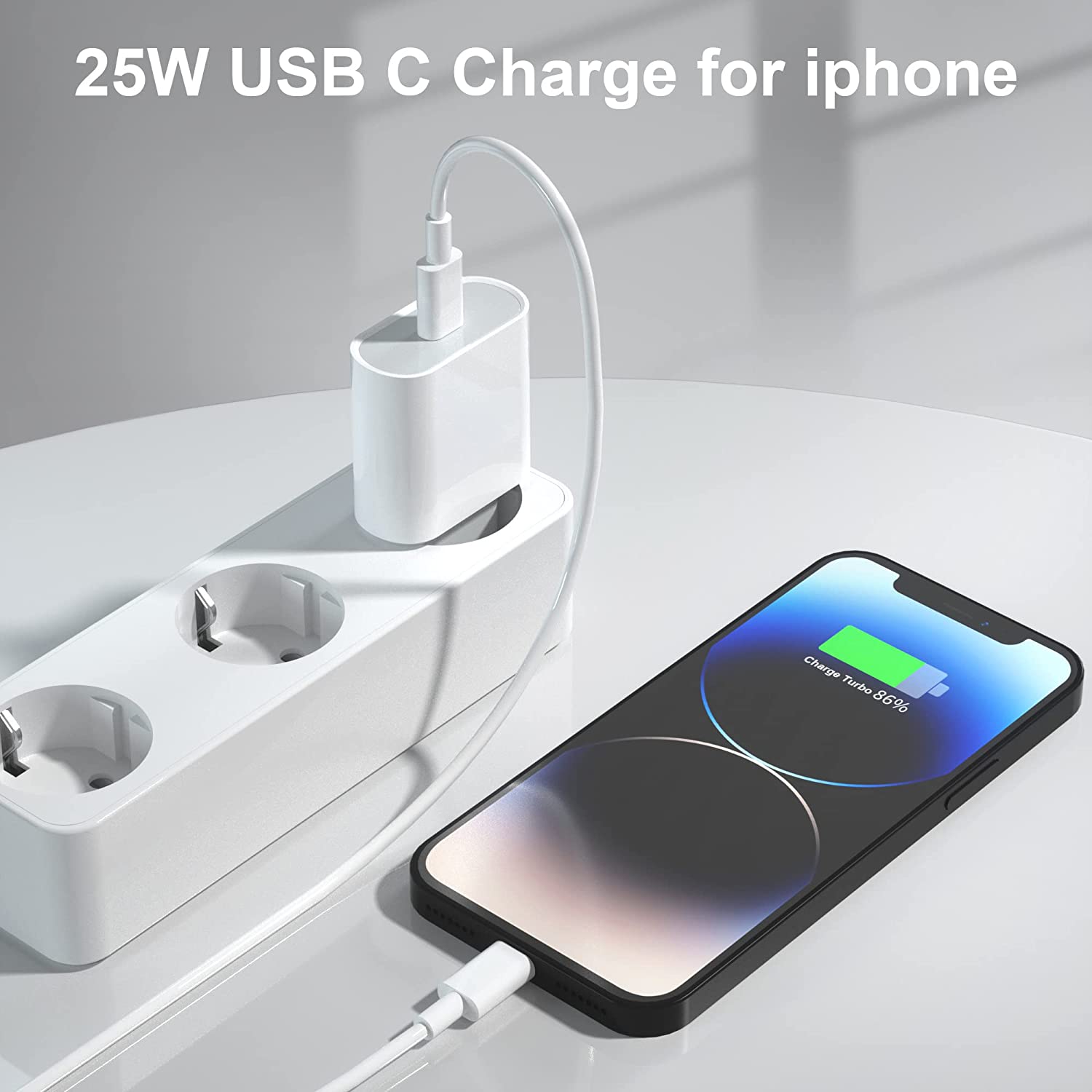 caricabatterie usb-c 25w