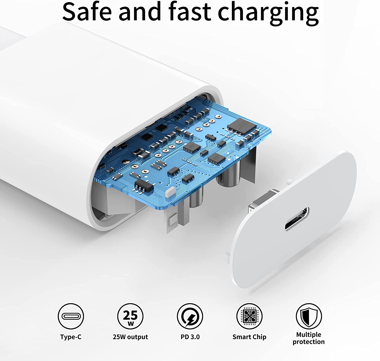 caricabatterie usb-c 25w