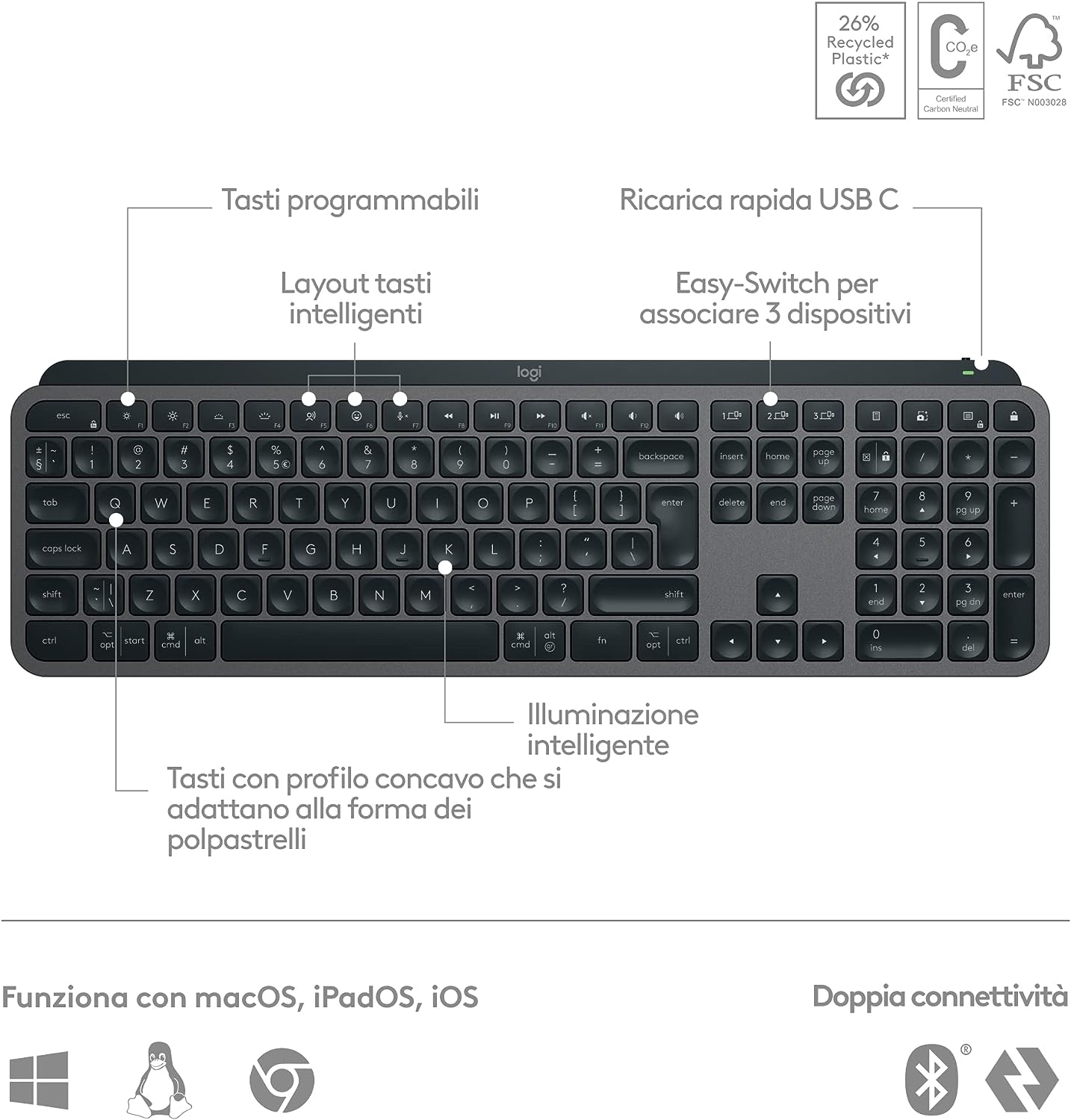 logitech-mx-keys-tastiera-tutti-vogliono-forte-sconto-sistemi-operativi