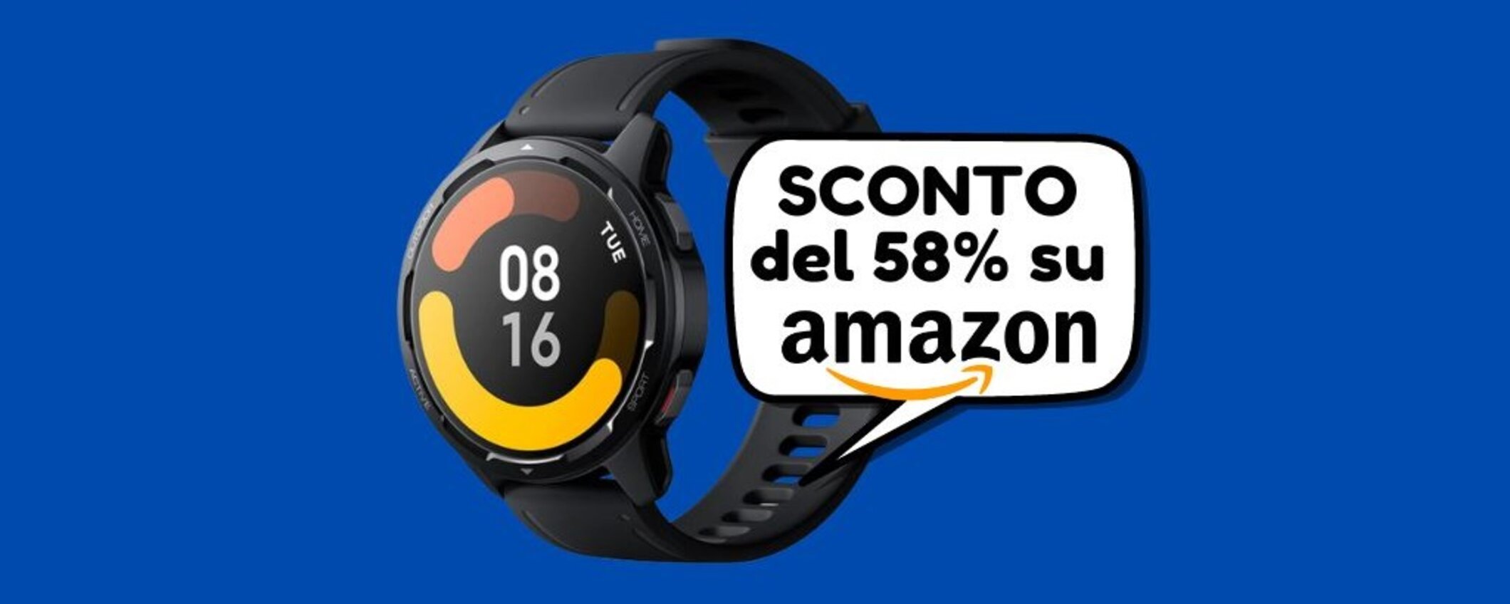 Xiaomi Watch S1, prezzo crollato: oggi lo paghi la metà