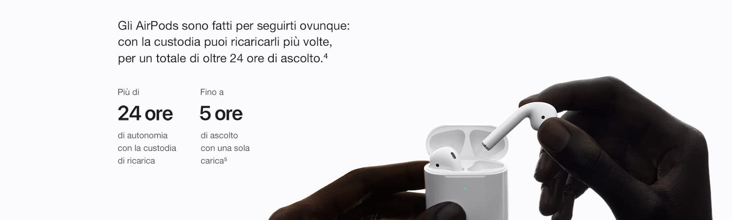 inimitabili-airpods-2-offerta-amazon-15-autonomia