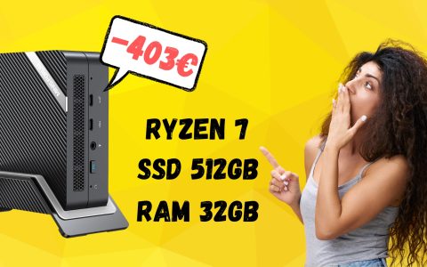 AMD Ryzen 7, 32 GB de RAM y Radeon 680M: este mini PC es una bestia