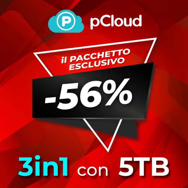 pCloud festeggia il Black Friday con un esclusivo bundle 3 in 1 a vita