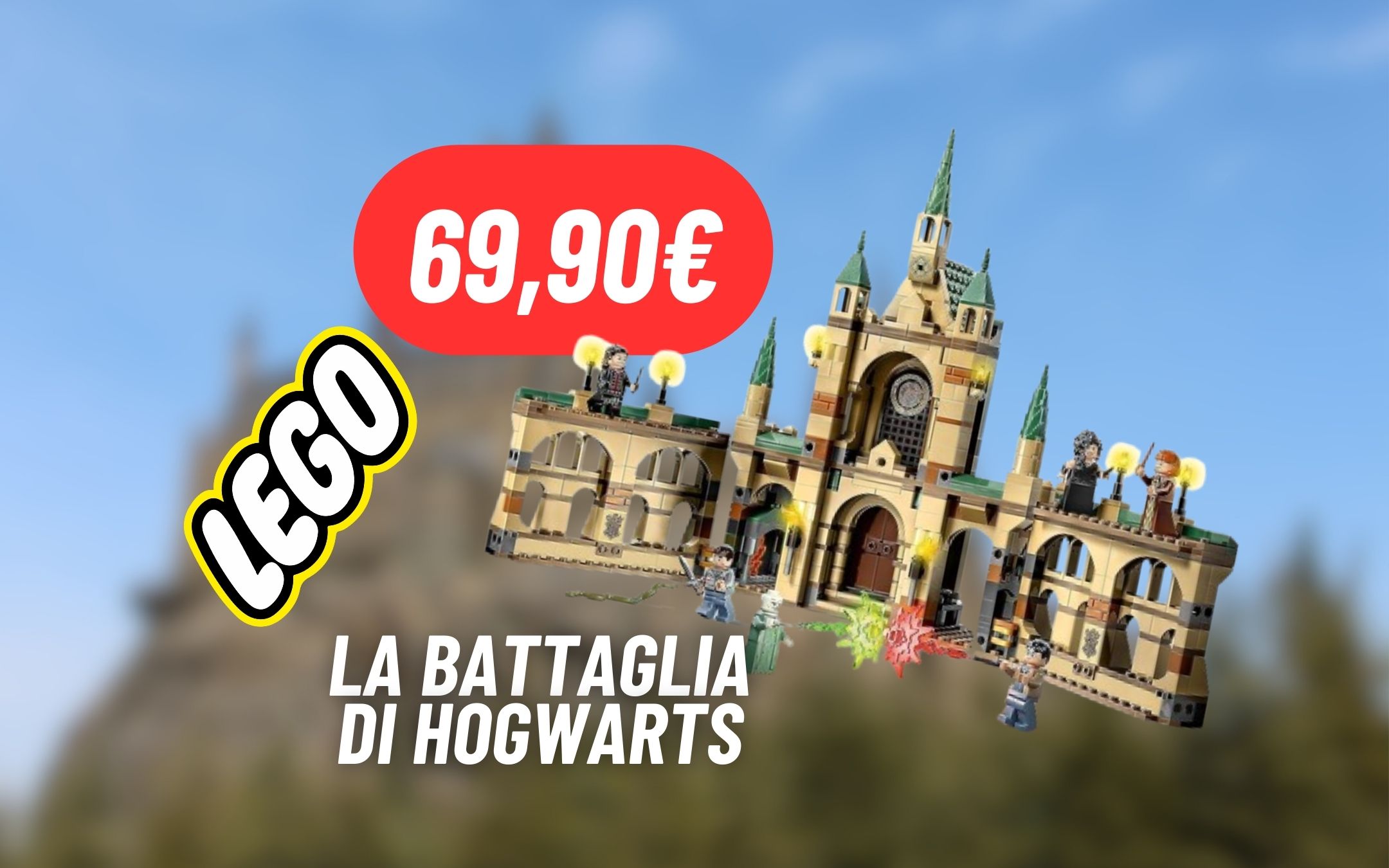 Ricostruisci la Battaglia di Hogwarts con il SET LEGO dedicato ad HARRY  POTTER in SUPER SCONTO