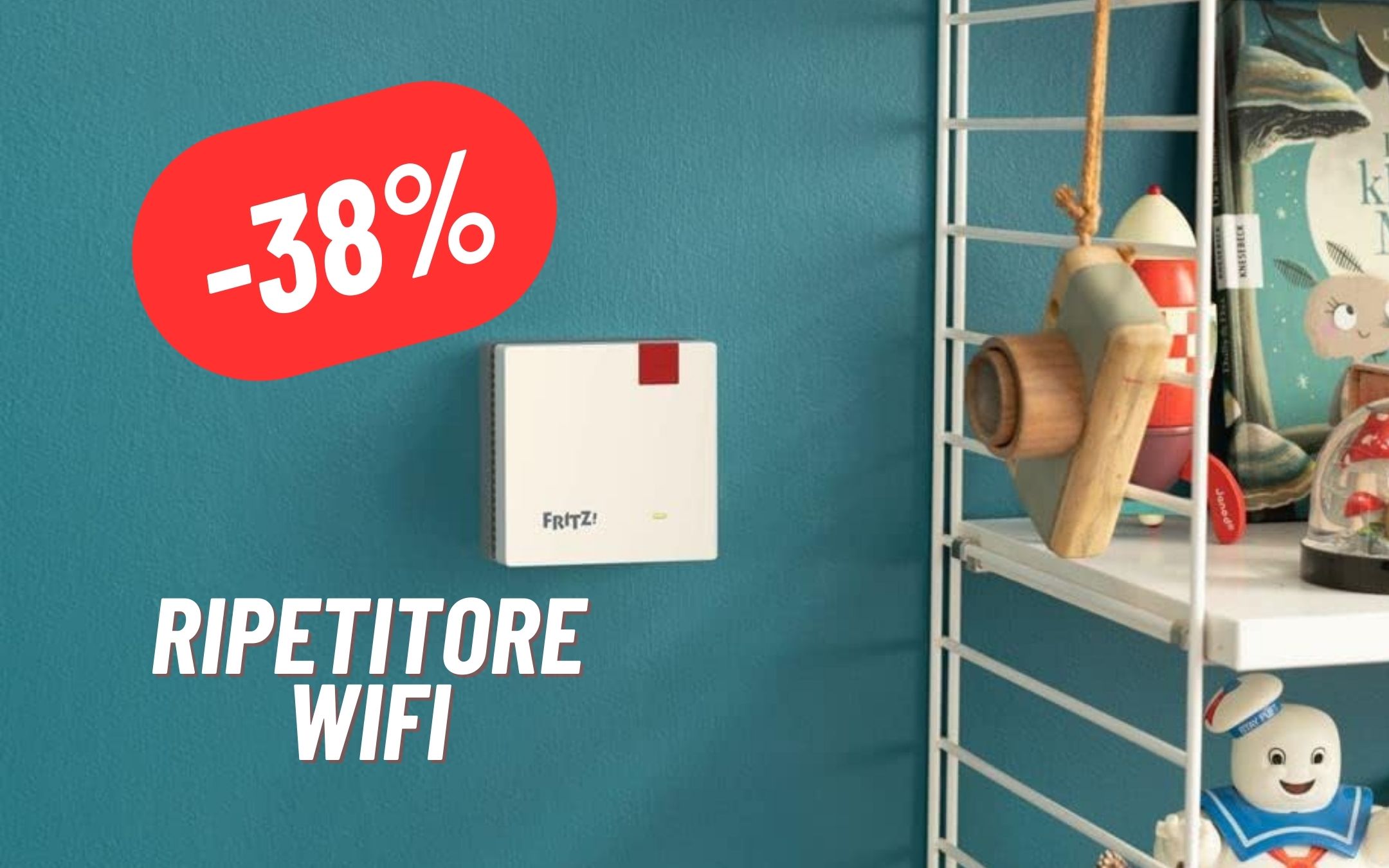 Ripetitore Wi-Fi FRITZ!Repeater 600 in OFFERTA su