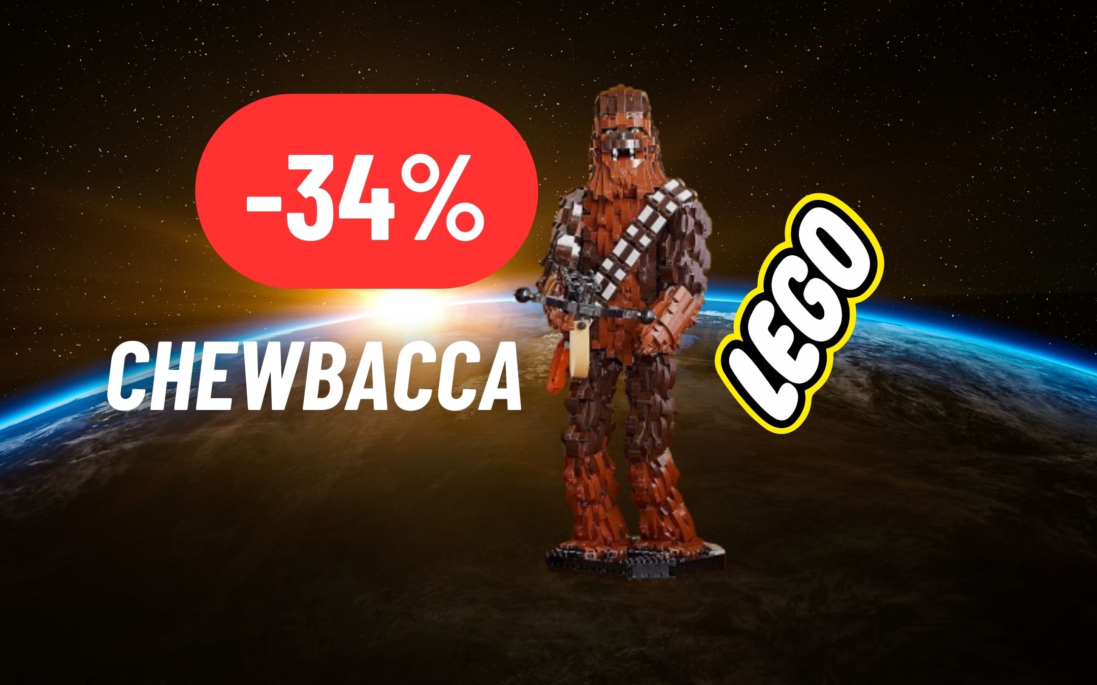 lego Star Wars - Chewbacca Figura da Collezione di Wookiee con