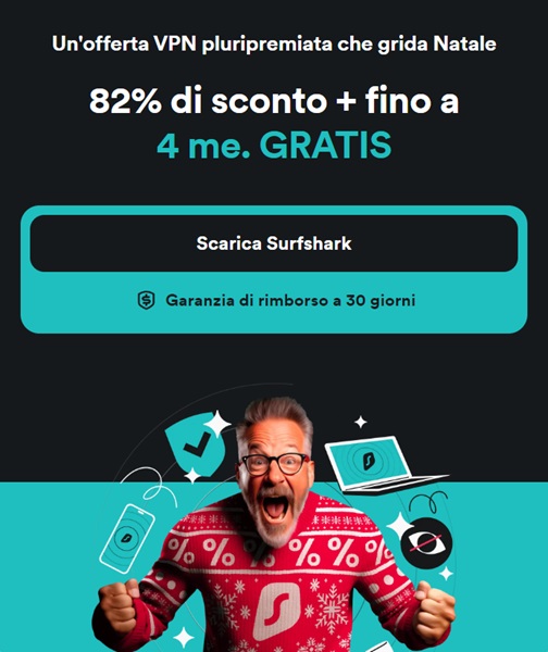 surfshark vpn natale