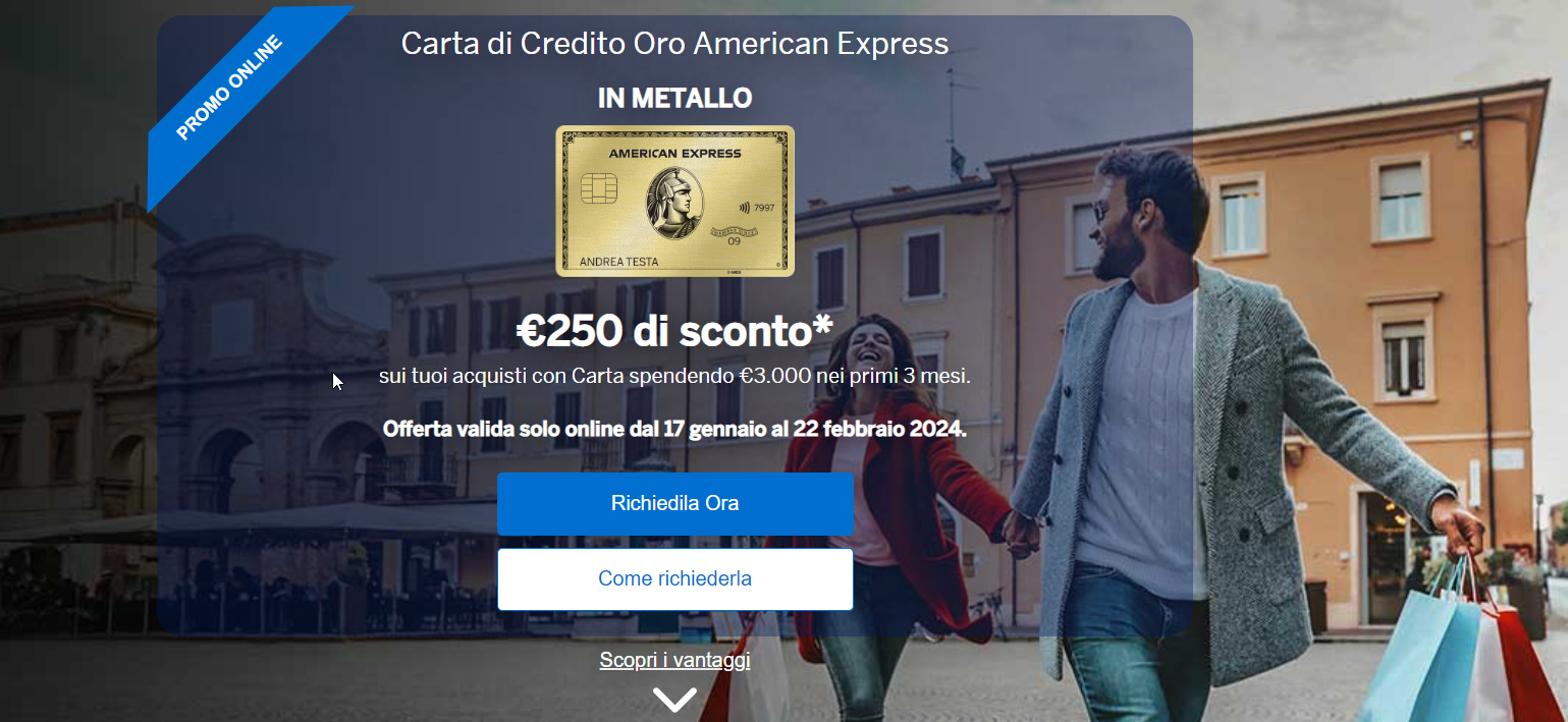 Carta Oro American Express