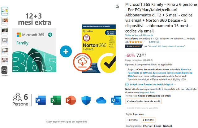 Norton 360 Deluxe 2024: 69% di SCONTO su