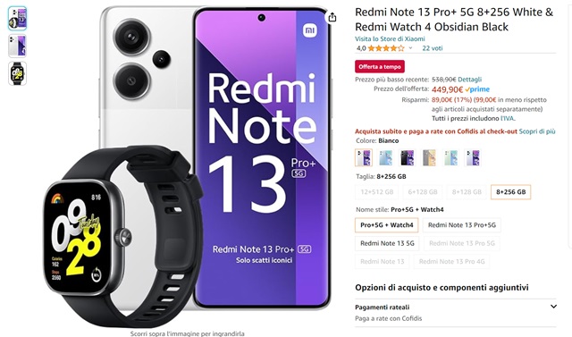 Orologio redmi hot sale note 8