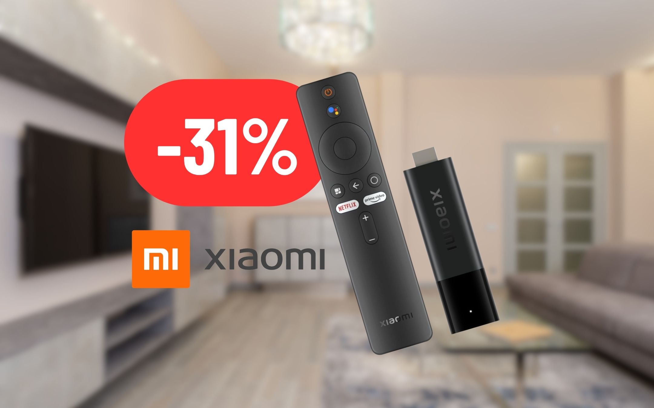 La tua TV più Smart con Xiaomi TV Stick al 31% DI SCONTO