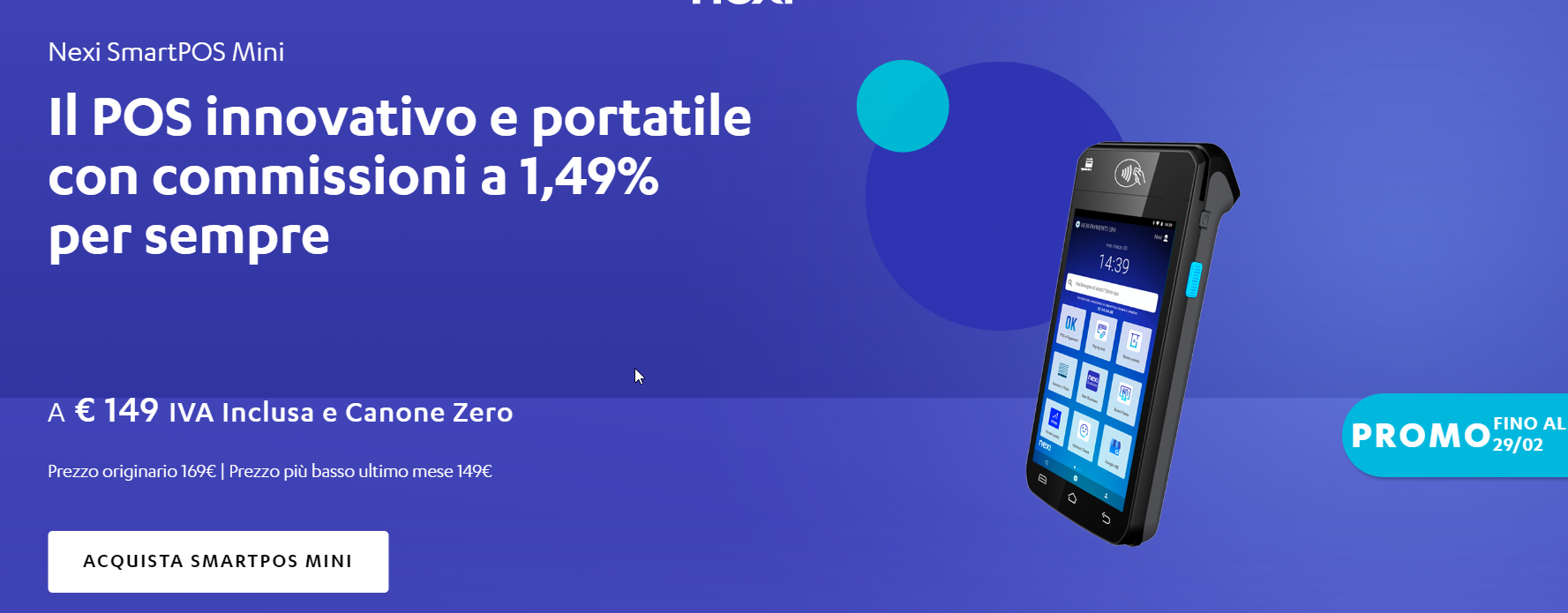 Nexi SmartPOS Mini