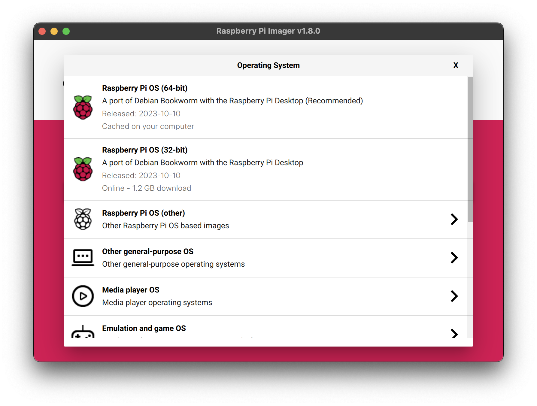 raspberry pi imager