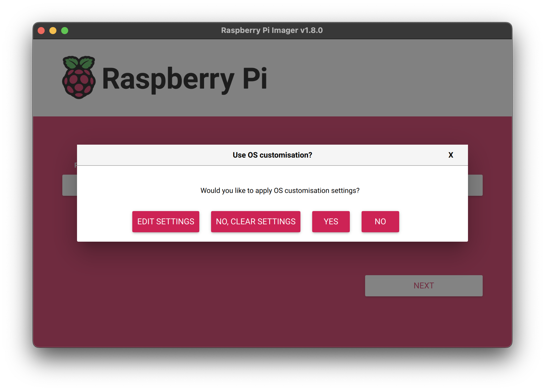 raspberry pi imager