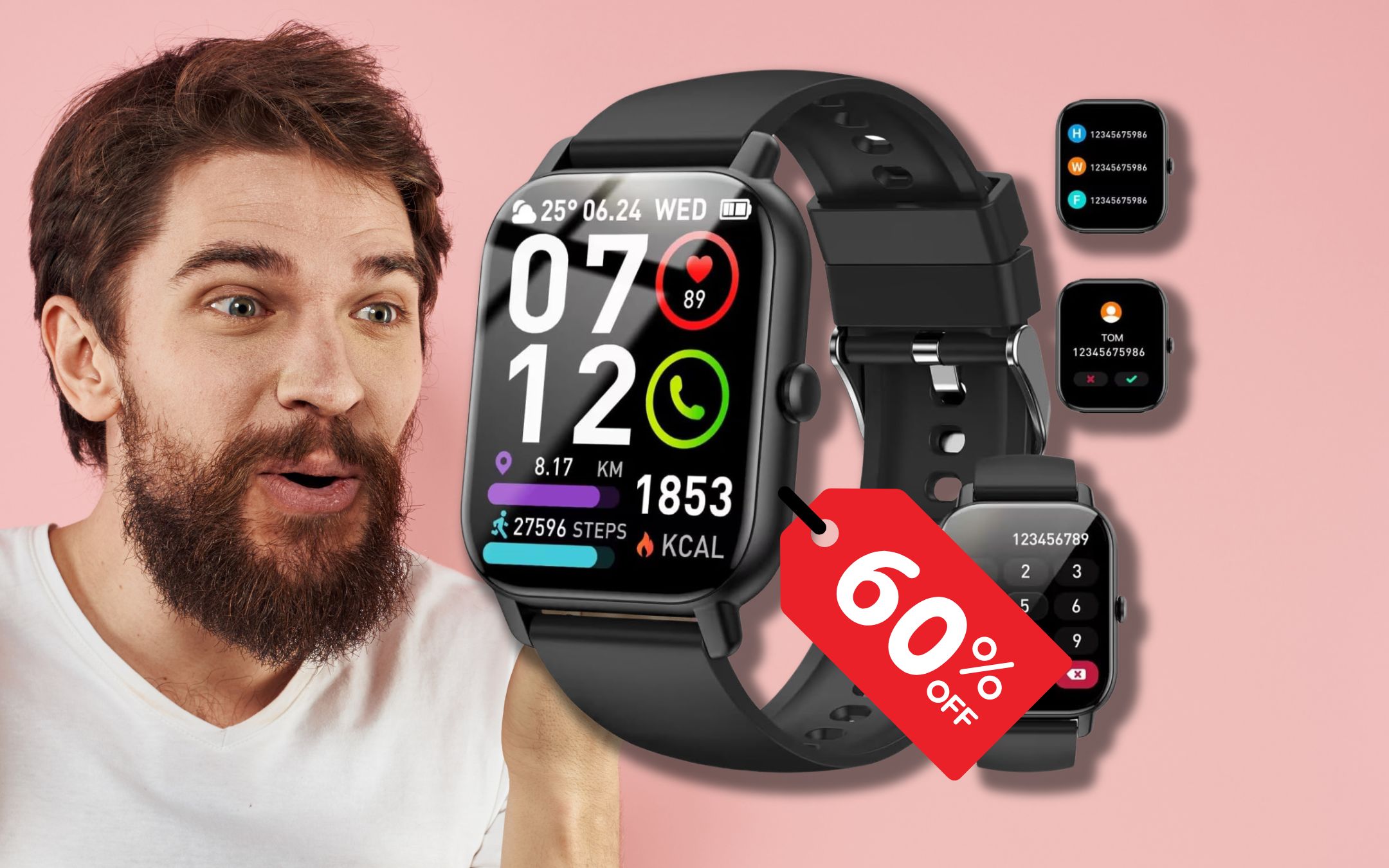 BOMBA: solo 32€ per lo Smartwatch perfetto per la FESTA DEL PAPà su ...