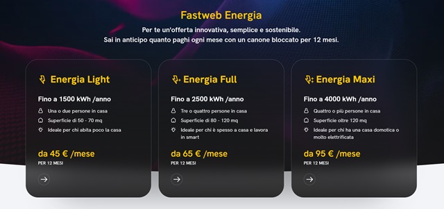 fastweb energia offerte maggio 2024