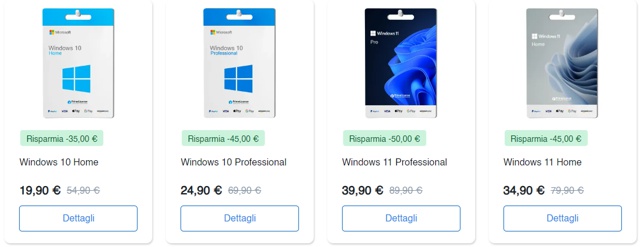 Licenze Windows su PrimeLicense