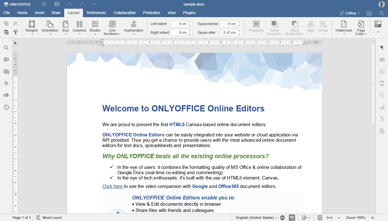 ONLYOFFICE 8.1