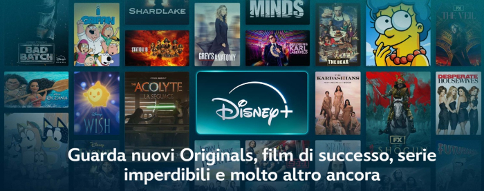 Film e serie TV in streaming su Disney+