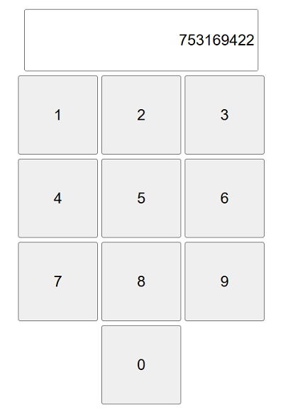 II tastierino numerico