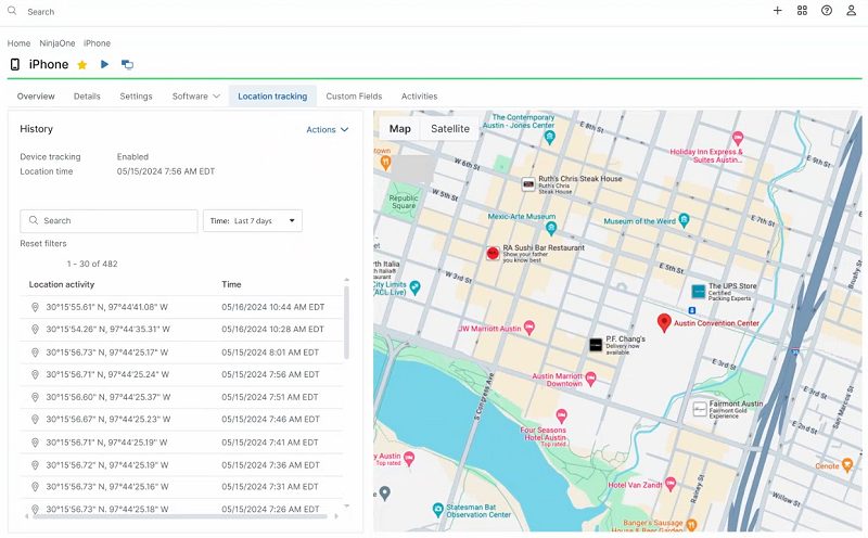 Localizzazione dispositivo mobile