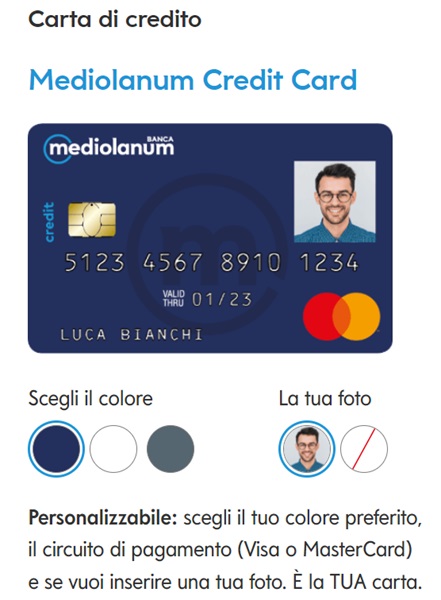 mediolanum credit card