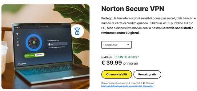 norton secure vpn 39 euro