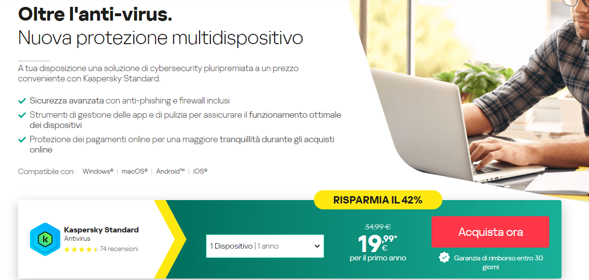 Sconto del 42%