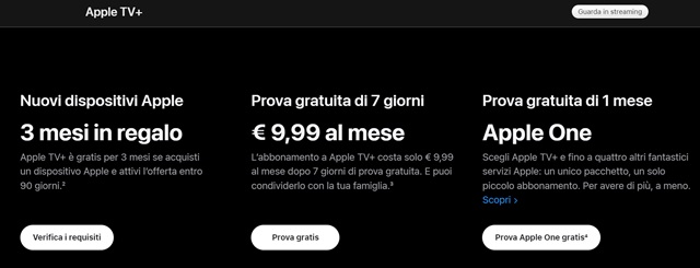 apple tv plus prova gratis