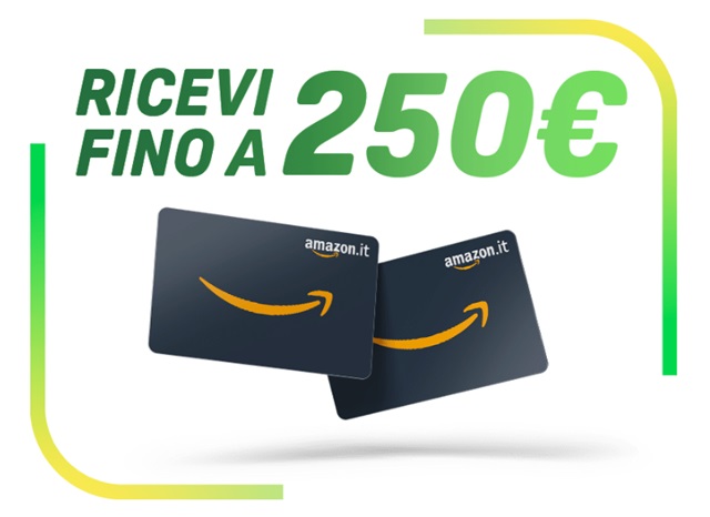 ricevi fino a 250 euro in buoni amazon con credem