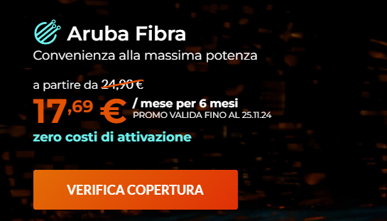 Passa ad Aruba Fibra