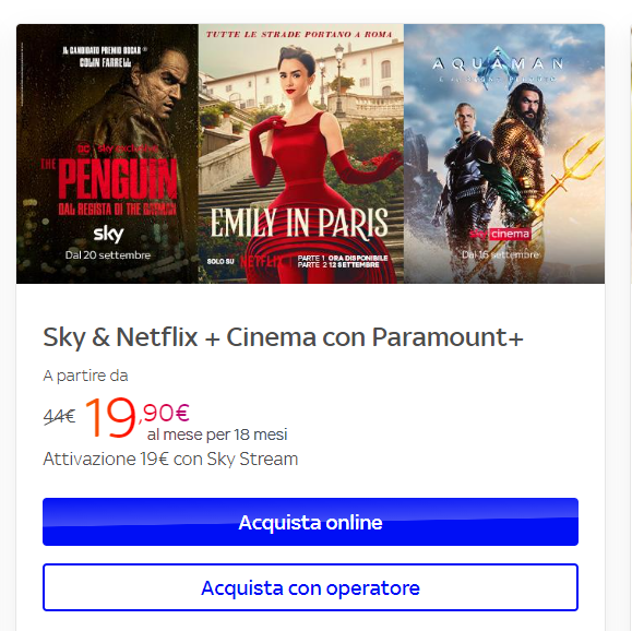 Sky Netflix settembre 2024