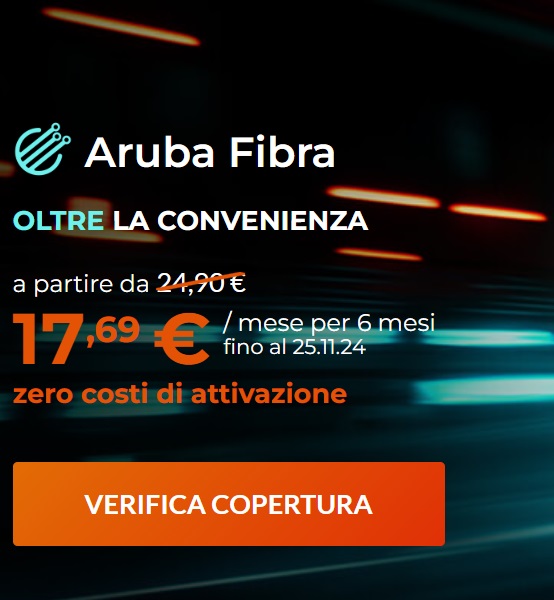 aruba fibra oltre la convenienza