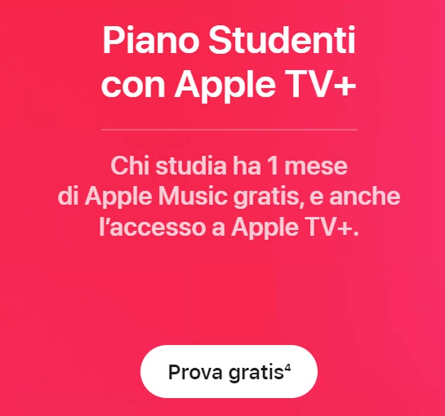 apple music piano studenti con apple tv incluso