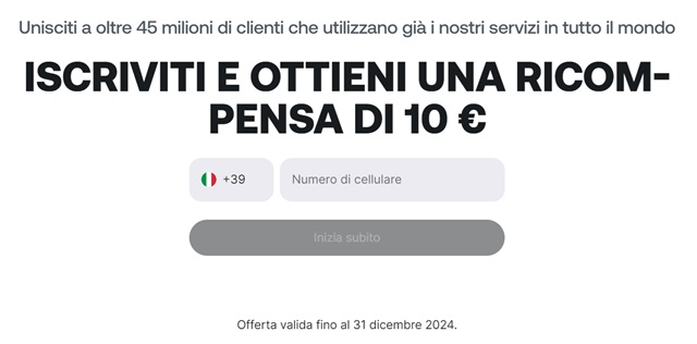 revolut ricompensa 10 euro