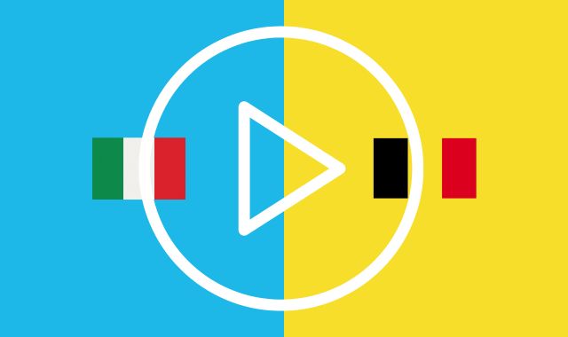 Italia Belgio link streaming