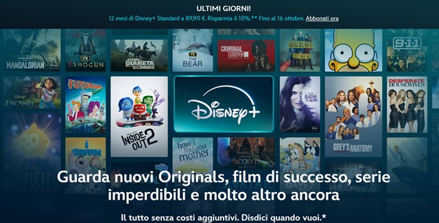 disney piano standard a 89,90 euro ultimi giorni