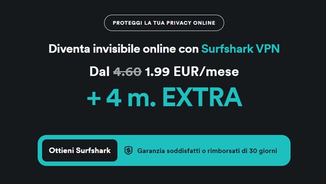 surfshark vpn migliore offerta